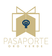 logo pasaporte oro verde