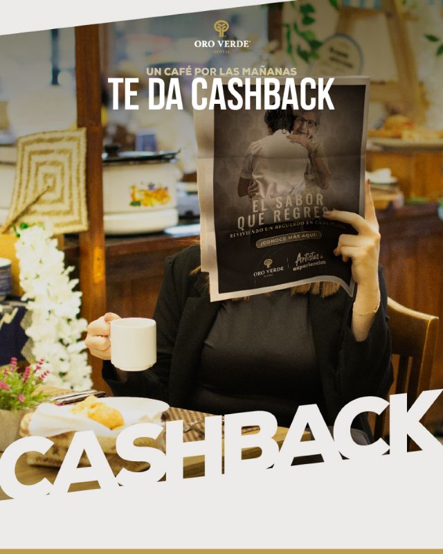 Con Oro Verde, todos tus consumos te dan CASHBACK 🤩​

Disfruta de nuestra deliciosa gastronomía, noches de hospedaje o reliaza el evento de tus sueños con nosotros y vive experienias inolvidables con Oro Verde Rewards. 🌟​

#HotelesOroVerde #AbrimosNuestrasPuertasAlMundo #OroVerde #TodTeDaCashback #Inspirar